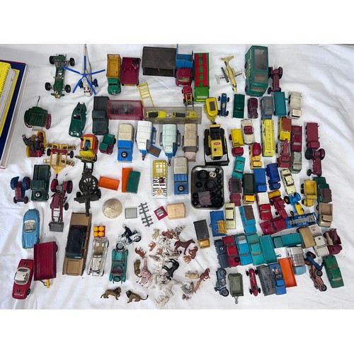 1162 - Diecast toys comprising Corgi, Dinky, Britains, Lesney, Matchbox etc to include Corgi 109 W.B. Lions... 