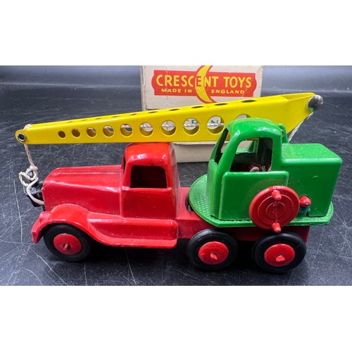 1166 - A boxed Crescent Toys Mobile Crane No.1269.