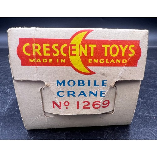 1166 - A boxed Crescent Toys Mobile Crane No.1269.