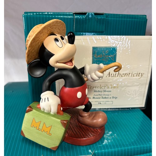 312 - Walt Disney Classic Collection boxed figurines comprising : The Dognapper, Travelers Tale, Quick Dra... 