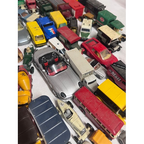 1144 - A large collection of diecast toys to include Matchbox, Corgi, Lledo, ERTL, Hot Wheels etc.