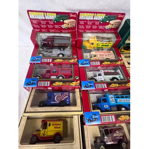 1145 - A collection of boxed diecast vehicles of mostly Days Gone, Hobby Dax Antique Lorries, Days Gone 198... 