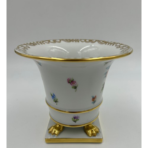 182 - Selection of 4 Herend ceramics to include a trinket/sweet dish; a sugar shaker; a pot with handles m... 