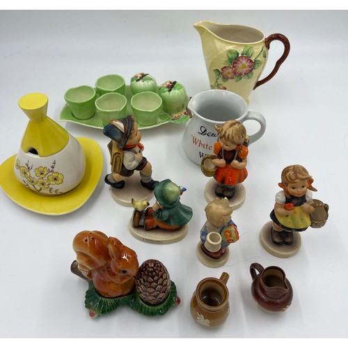 159 - A quantity of vintage ceramics to include Carlton ware, Hummel, Doulton etc.