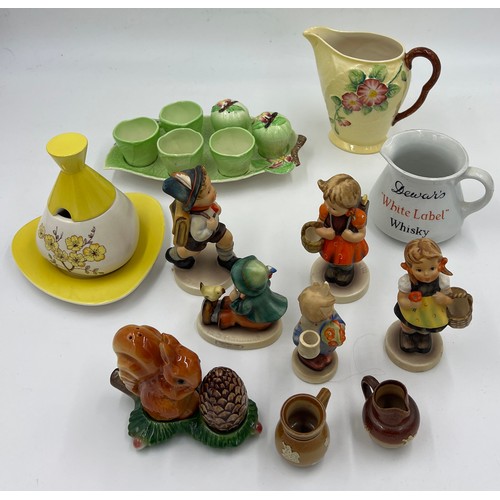 159 - A quantity of vintage ceramics to include Carlton ware, Hummel, Doulton etc.