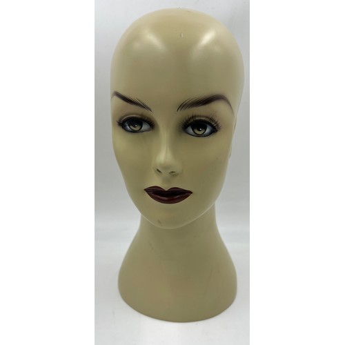 1312 - A vintage display head, 37cm h.