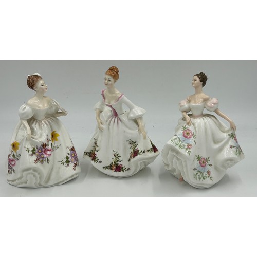 126 - A group of Royal Doulton figures comprising Tina HN 3494, Lucy HN 3653, Marilyn HN 3002, Country Ros... 