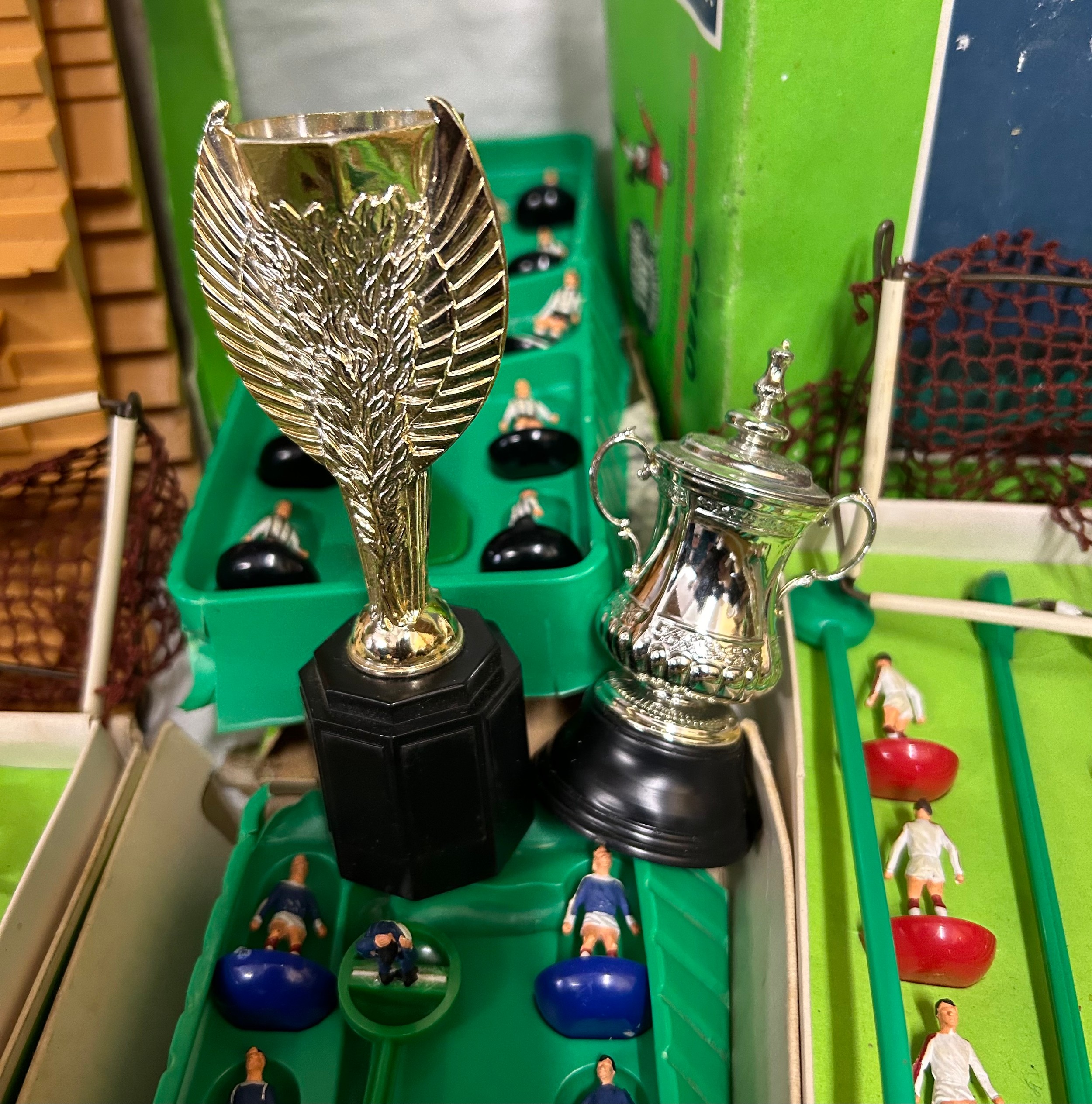 A collection of twenty-one vintage 00 scale Subbuteo teams comprising ...