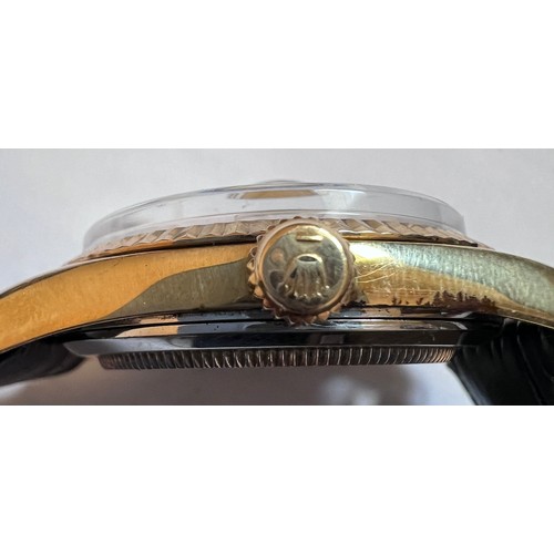 795 - A Tudor Prince Oysterdate rotor self-winding bi-metal date wristwatch with 14k bezel. Rolex crown an... 