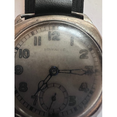 783 - Two military wristwatches to include Pinnacle silver military trench watch and a WWI Rose officers t... 