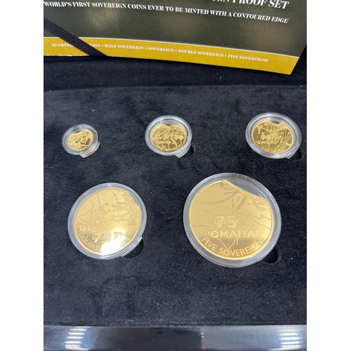 837 - A cased set of gold coins by Hatton’s of London, The 2019 Heroes of D-Day 75th Anniversary Gold Defi... 