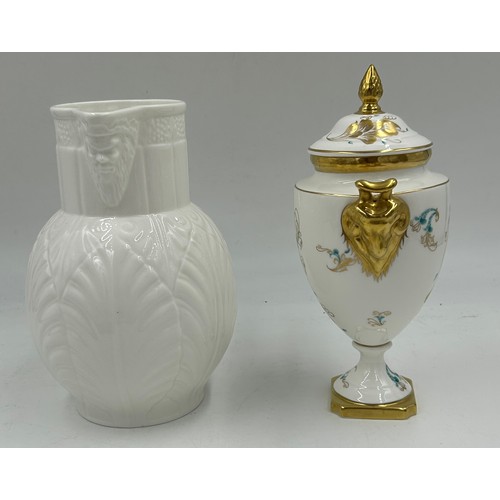 93 - A collection of ceramics to include Two Wemyss Royal Doulton Goblets to commemorate The Queen Mother... 