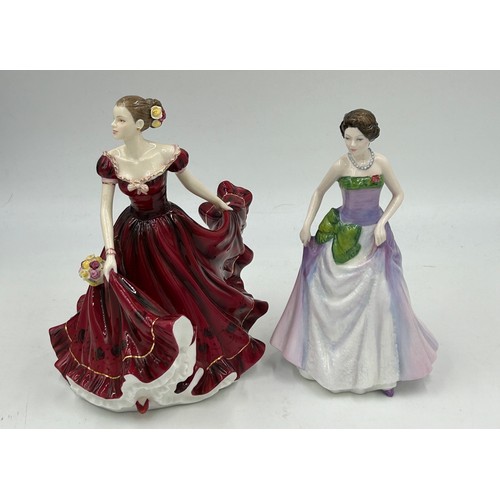 88 - Eleven Royal Doulton figurines to include: Figure of the Year 2004 Classics Susan HN4532,1993 Specia... 