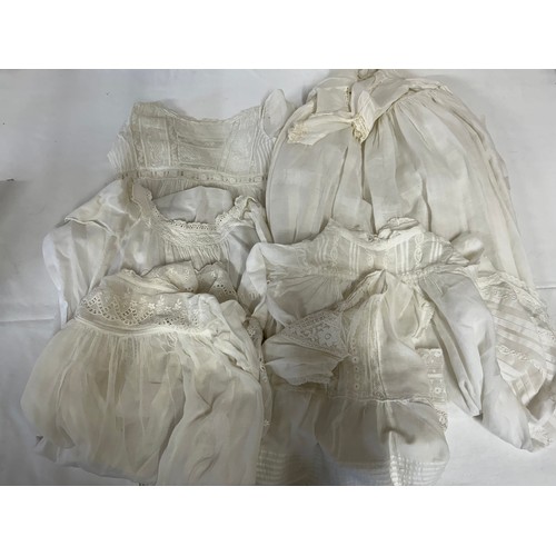 740 - A collection Victorian Nightgowns (4), Petticoats (3) along with 6 Christening Gowns all in cotton/l... 