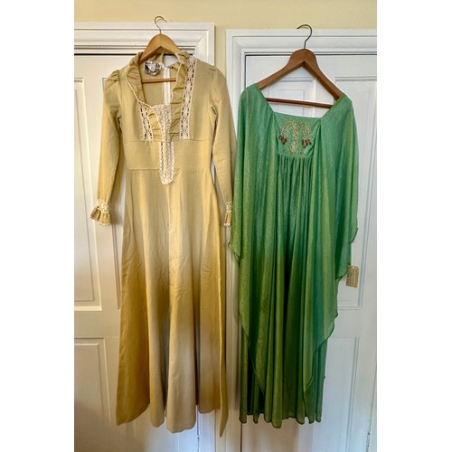 729 - A collection of vintages 60's and 70's dresses to include 'Mr Darren' size 10, a green 'Anne Aston G... 