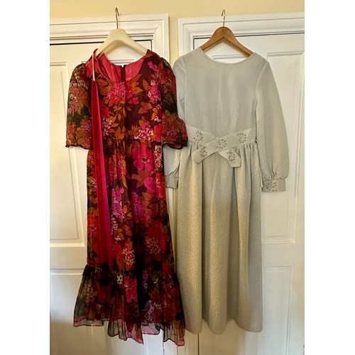 729 - A collection of vintages 60's and 70's dresses to include 'Mr Darren' size 10, a green 'Anne Aston G... 