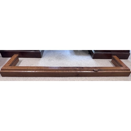 67 - A Robert Thompson ‘Mouseman’ oak hearth kerb with signature mouse. This was from Robert’s daughter E... 