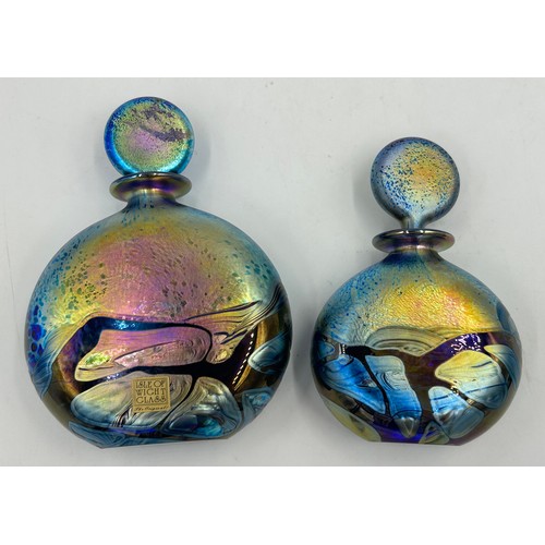 470 - Isle of Wight Studio Glass from the Nightscape Collection designed by Michael Harris to include: 2 x... 