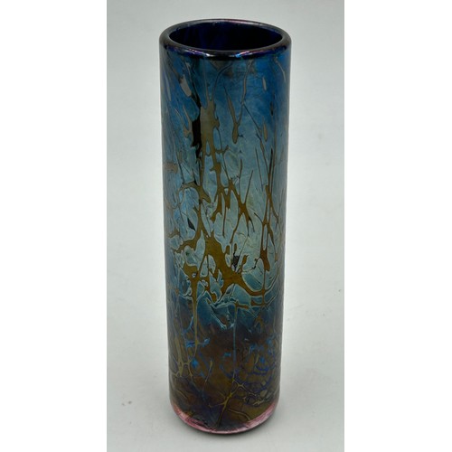 522 - Isle of Wight studio glass by Timothy & Elizabeth Harris to include 'Sugar & Spice' footed Bell vase... 