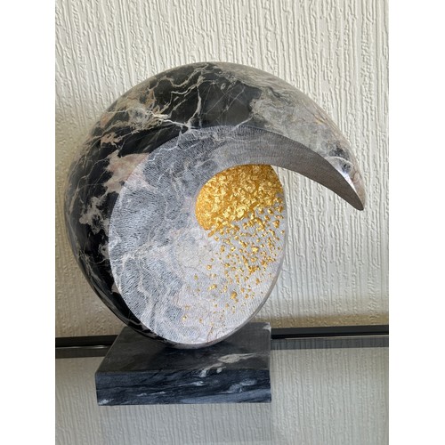 1250 - Michael Thacker 'Quirk' stone sculpture 2019. 35cm h.