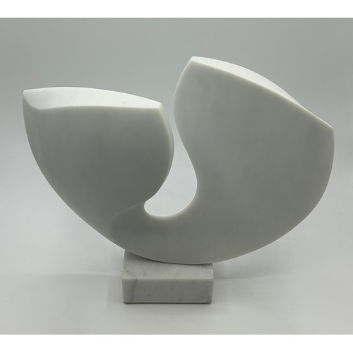 1251 - Michael Thacker 'Pure' 2020 stone sculpture. approx. 26cm h.