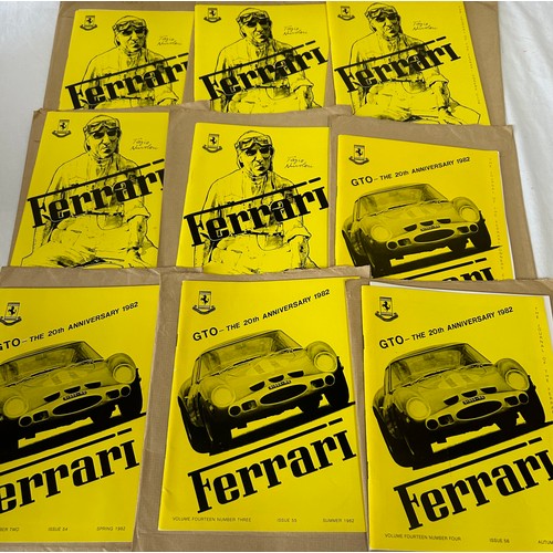 908 - A quantity of Ferrari magazines to include:  The Journal of the Ferrari Owner's Club, issues 34-81 i... 