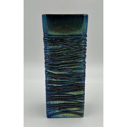 454 - Timothy Harris - Isle of Wight - A contemporary studio glass Four Seas series North Sea patterned va... 