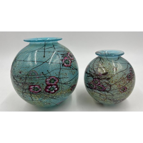 438 - Isle of Wight studio glass Seasons collection 'Spring' designed by Timothy Harris. Each piece exclus... 