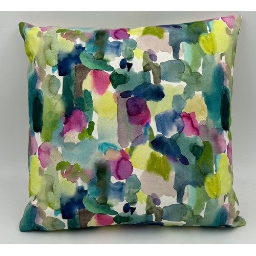 900 - Four Contemporary Cushions in Floral Designs by Bluebellgray include 2 x watercolour design 40cm x 4... 