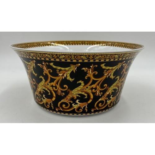 300 - A large Rosenthal Versace Barocco bowl 12cm h x 25cm d.