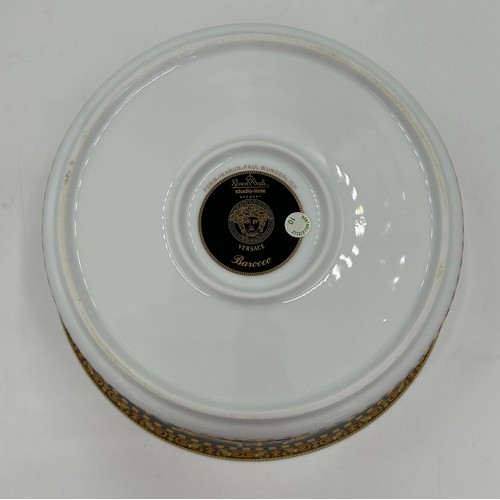 300 - A large Rosenthal Versace Barocco bowl 12cm h x 25cm d.