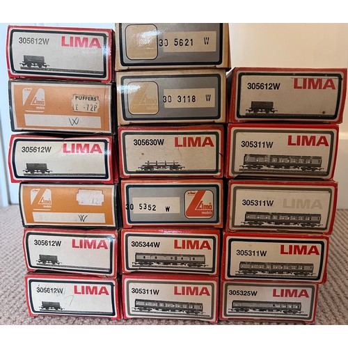 1096 - Boxed LIMA OO/HO Rolling Stock to include 305325W, 305352W, 4 x 305311W, 305344W, 3 x 305612W, 30311... 