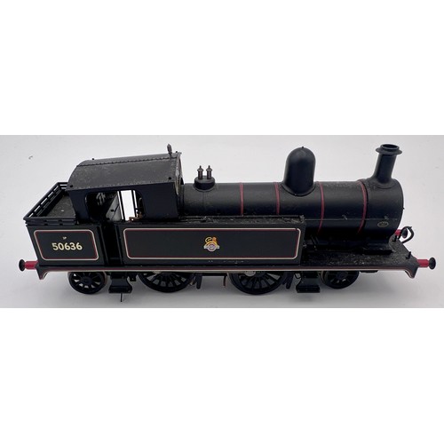 1101 - Bachmann 'OO' Gauge 31-166 L&YR 2-4-2 Tank 50636 BR Black Early Emblem Locomotive - Boxed