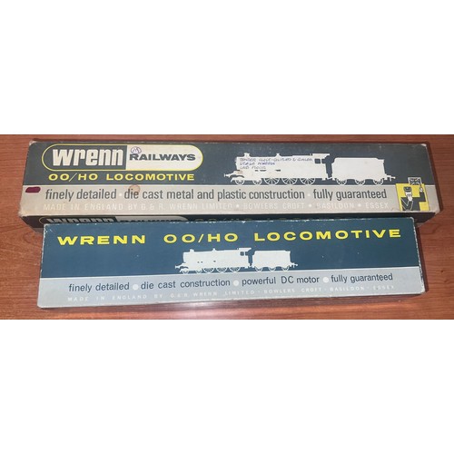 1105 - Two boxed Wrenn 00/H0 scale W2229 Duchess Class 8P 4-6-2 46242 City of Glasgow together with 4-6-0 '... 