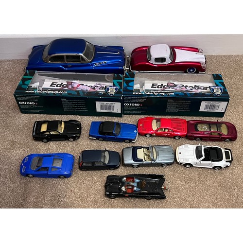 1088 - A large collection of mostly diecast vehicles to include Dinky, Matchbox, Corgi etc together with 2 ... 