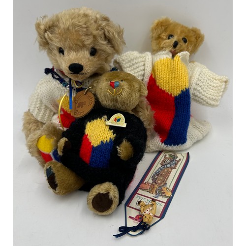 1077 - A selection of Bears to include 'Hooray Henry' the Sloan Bear, 2 x Margie Cooper including Jeffrey 3... 