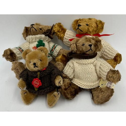 1077 - A selection of Bears to include 'Hooray Henry' the Sloan Bear, 2 x Margie Cooper including Jeffrey 3... 