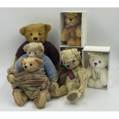 1078 - Three Bear Bits designed by Jean Ashburner 'Sundays Bear' 42cm limited edition 7/8,'Dimitri' 30cm  l... 