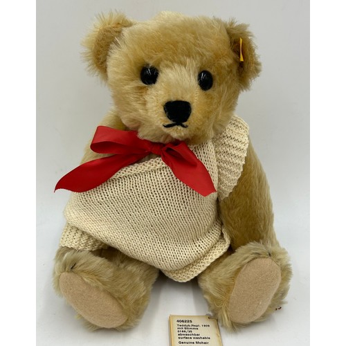 1079 - Two Steiff Bears to include 'Apollonia' The Jubilee Bear for 150th Birthday growler with labels 42cm... 