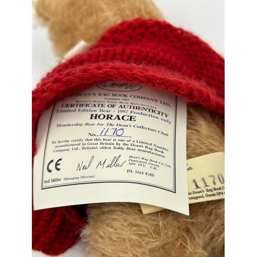 1080 - A collection of ten limited edition Dean's Rag Book Bears to include Sea Shells 54, Horace 1170/2000... 