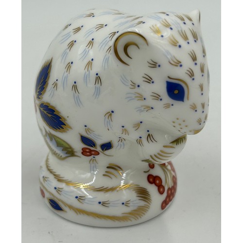 368 - A set of five Royal Crown Derby paperweights, Collector's Guild exclusives, Derby Dormouse, Nibbles,... 