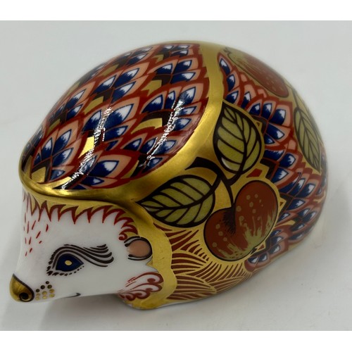 370 - A set of eight Royal Crown Derby paperweights, The Mulberry Hall Shopper Bear, Teddy Bear (Waving), ... 