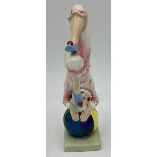 258 - Four Royal Doulton figurines to include 'Tumbling' HN 3289 limited edition 84/2500 with certificate ... 