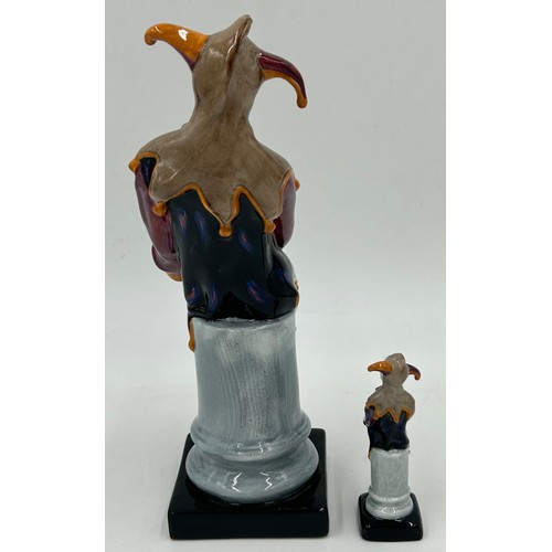 258 - Four Royal Doulton figurines to include 'Tumbling' HN 3289 limited edition 84/2500 with certificate ... 