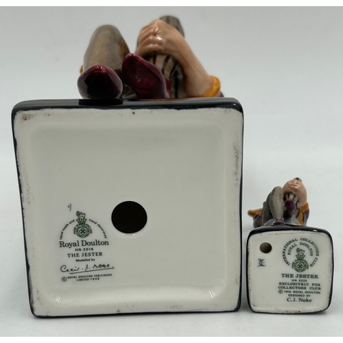 258 - Four Royal Doulton figurines to include 'Tumbling' HN 3289 limited edition 84/2500 with certificate ... 