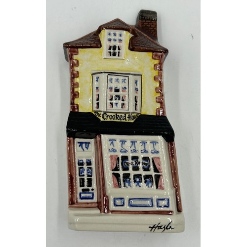 260 - A collection of Hazle Ceramics - 'A Nation of Shopkeepers' - to include: Fish & Chips, Crooked Tearo... 