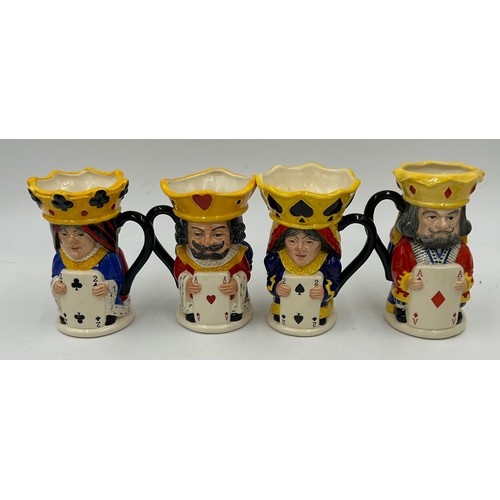 261 - A collection of Royal Doulton Toby Jugs to include Limited edition King & Queen of Hearts D7037, Kin... 