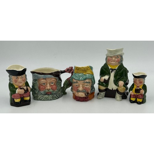 264 - A collection of Sylvac Staffordshire Toby Jugs to include Friar Tuck, Robin Hood, Sheriff of Notting... 