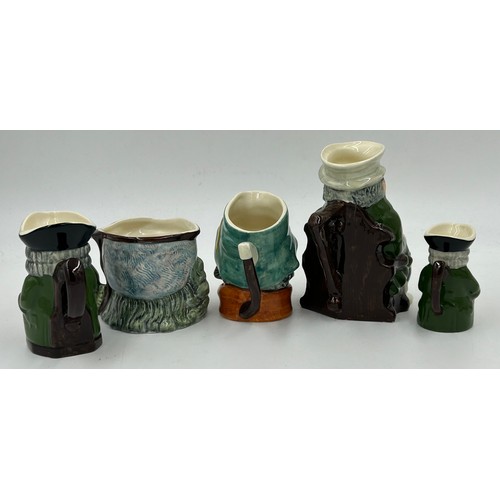 264 - A collection of Sylvac Staffordshire Toby Jugs to include Friar Tuck, Robin Hood, Sheriff of Notting... 