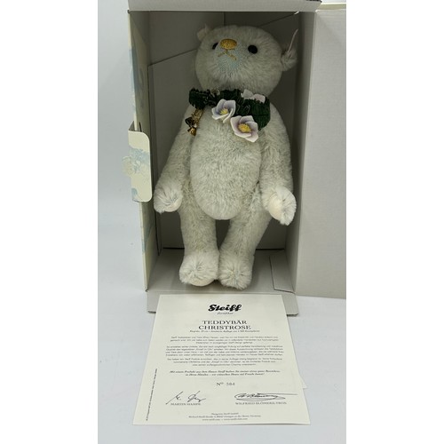 1069 - A collection of Steiff Bears to include Teddy Blond 42 (Growler) boxed 40cm h, Teddy Bear Christmas ... 